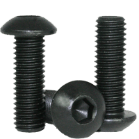 1/4"-28 x 1-1/4" Fully Threaded Button Socket Caps Fine Alloy Thermal Black Oxide (100/Pkg.)